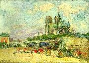 Albert Lebourg notre dame oil painting reproduction
